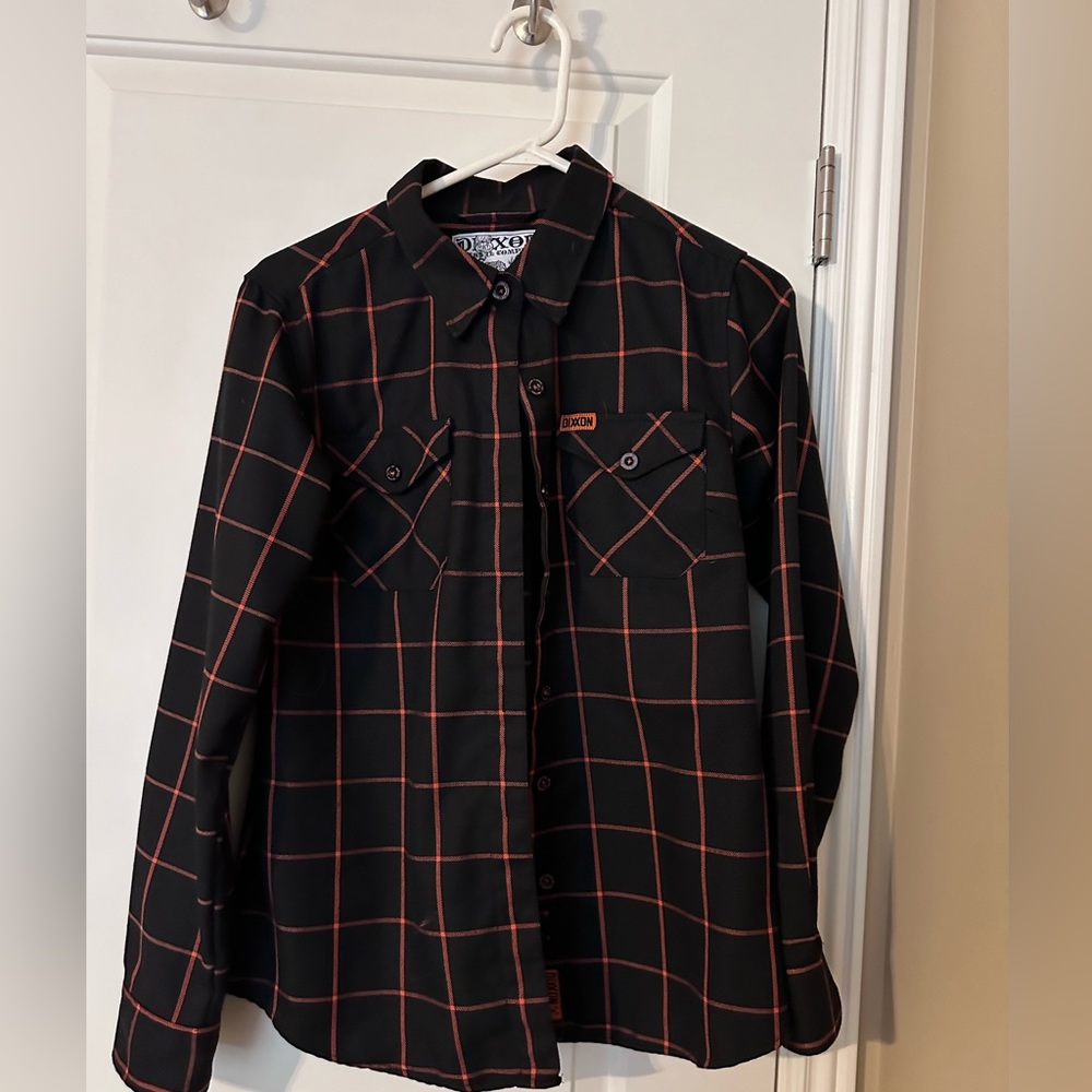 Dixxon Flannel. Red/Black Plaid. The Hallow. Medium.